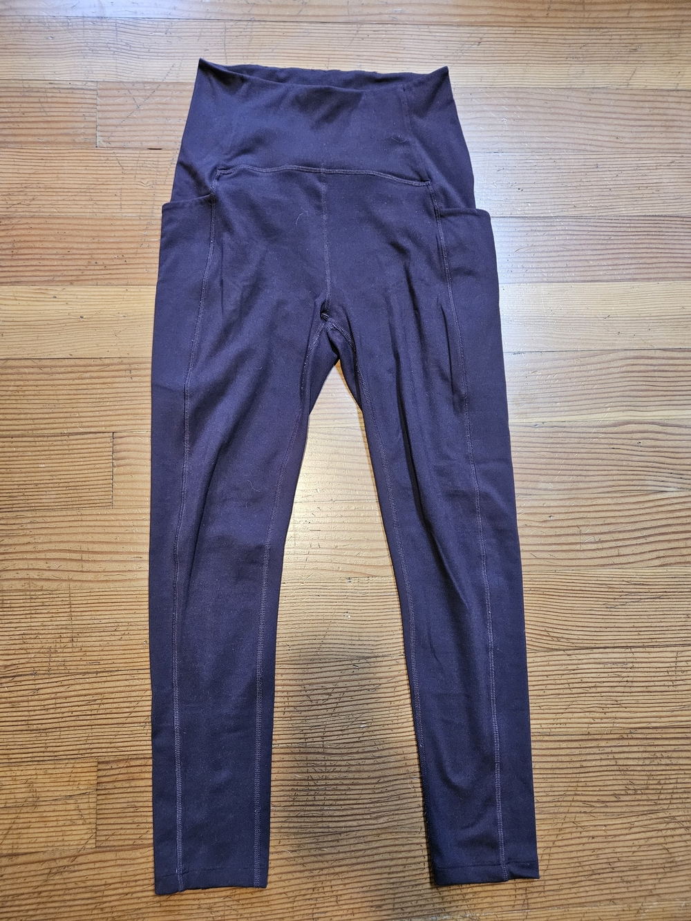 Beyond Yoga Deep Plum High-Rise Leggings